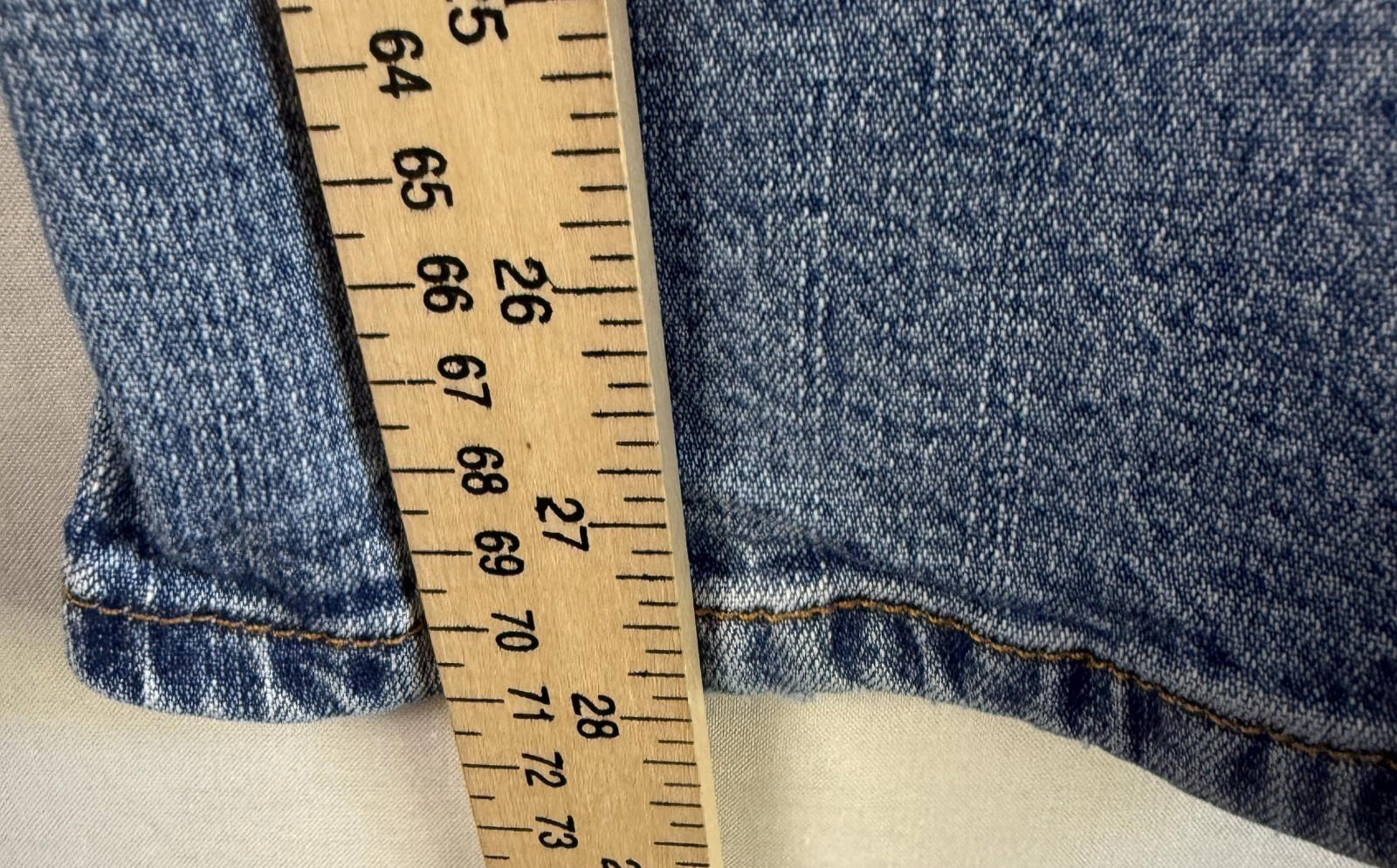 Eddie Bauer Womens Jeans Sz 10 Petite Blue Denim Pants Bootcut 5-Pocket