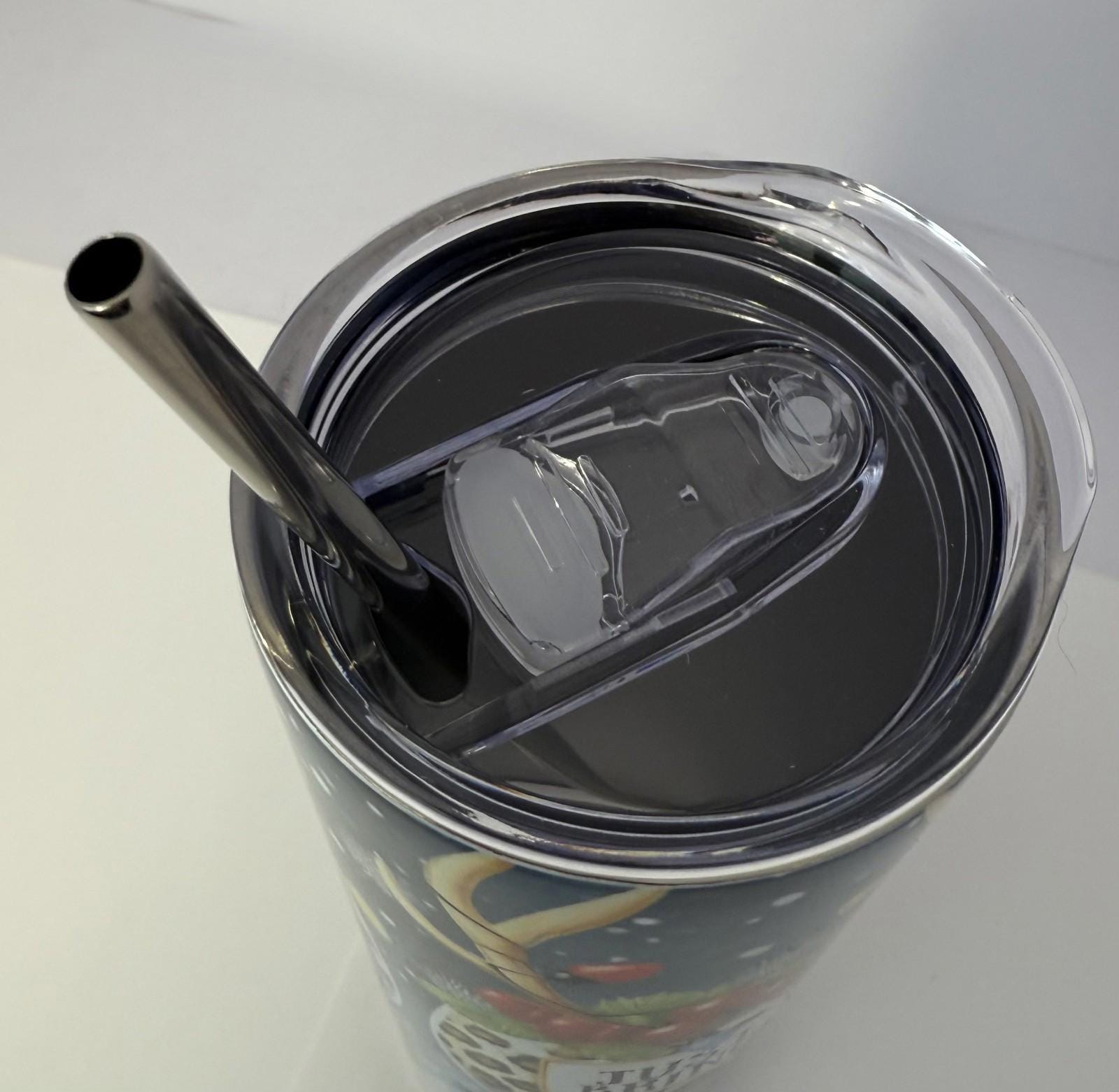 20 oz Just Bring Wine Stainless Steel Tumbler with Lid, Straw