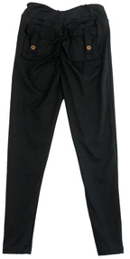 Shein Womens Yoga Black Pants with butt lifting scrunch size s rear pockets