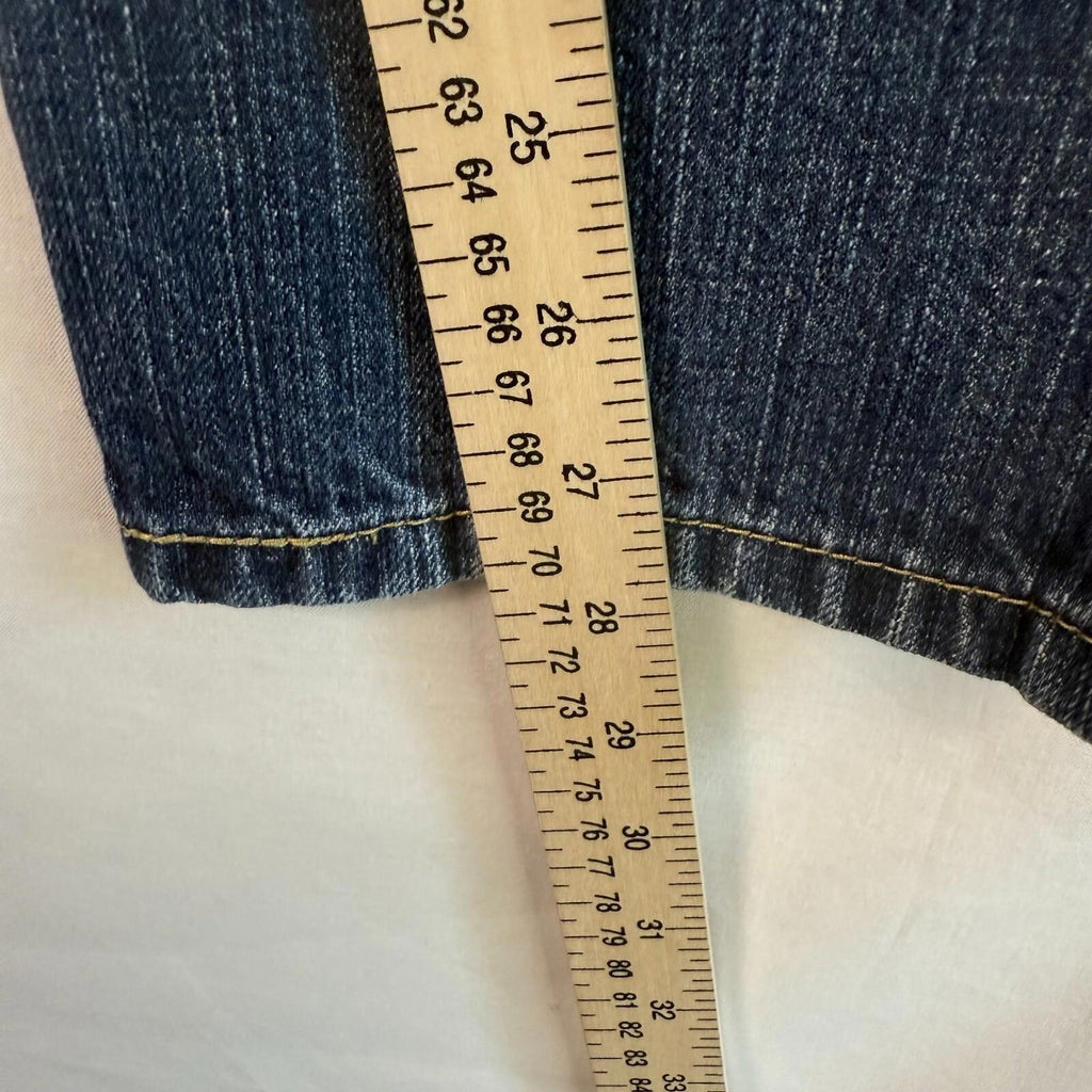 Levi's 514 Youth Boys Jeans Size 16 Reg 28x28 Dark Slim Straight Stretch Blue