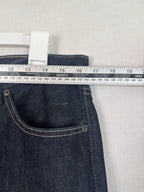 Levis 501 Original Fit Jeans Mens 32x30 Dark Wash Indigo Straight Leg Button Fly