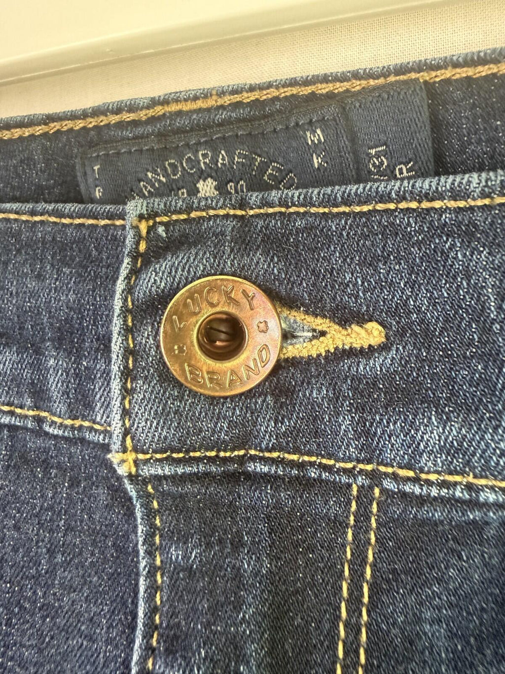 Lucky Brand Sofia Skinny Jeans Womens Size 12/31 Handcrafted Los Angeles