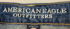 Womens American Eagle Outfitters Size 8 Regular Stretch Skinny Jeans Dark Wash