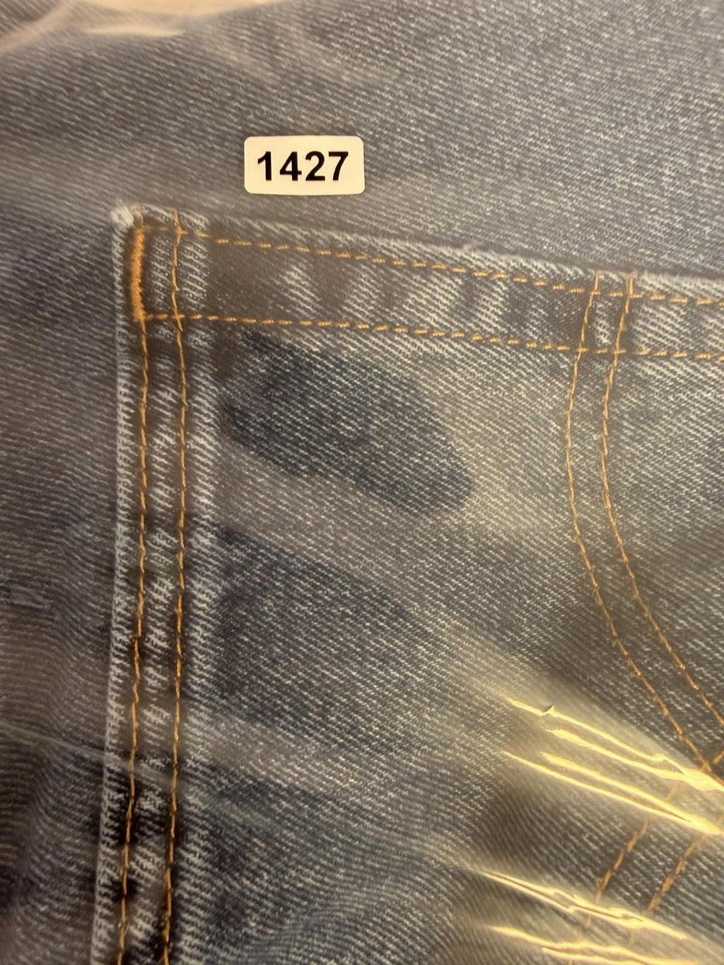 Levis 505 Mens 40x30 Straight Fit Denim Jeans Pants Medium Wash