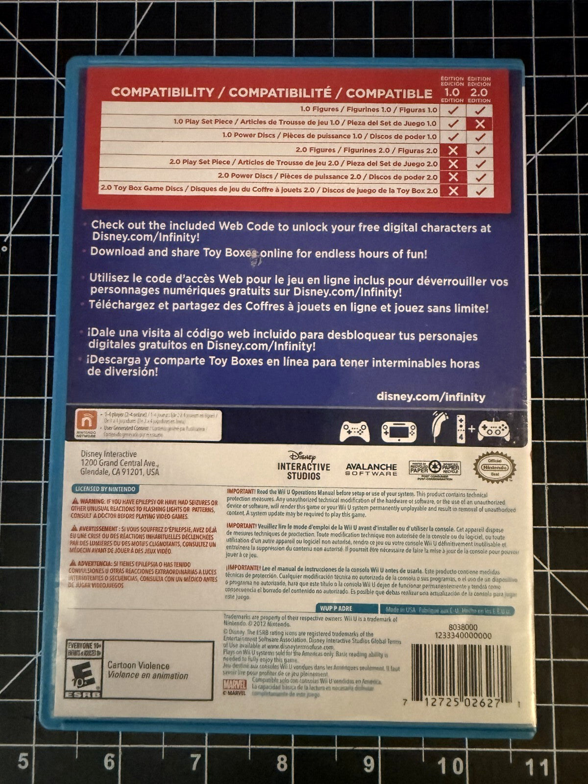 Disney Infinity -- 2.0 Edition (Nintendo Wii U, 2014)