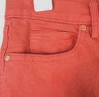Lilly Pulitzer Womens Jeans Sz 10 Coral Pink Straight Cotton Stretch Skinny