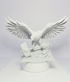 3D Printed Eagle and Mjolnir - Stone Looking PLA