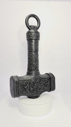 3D Printed Mjolnir- Black - PLA